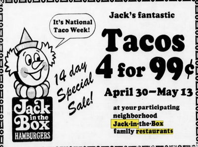 Jack-In-The-Box (Jack In The Box) - May 5 1972 Ad